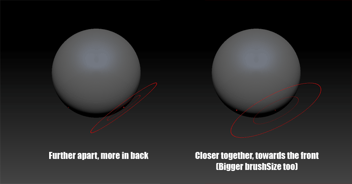 move brush in zbrush interacting with objects weirdly